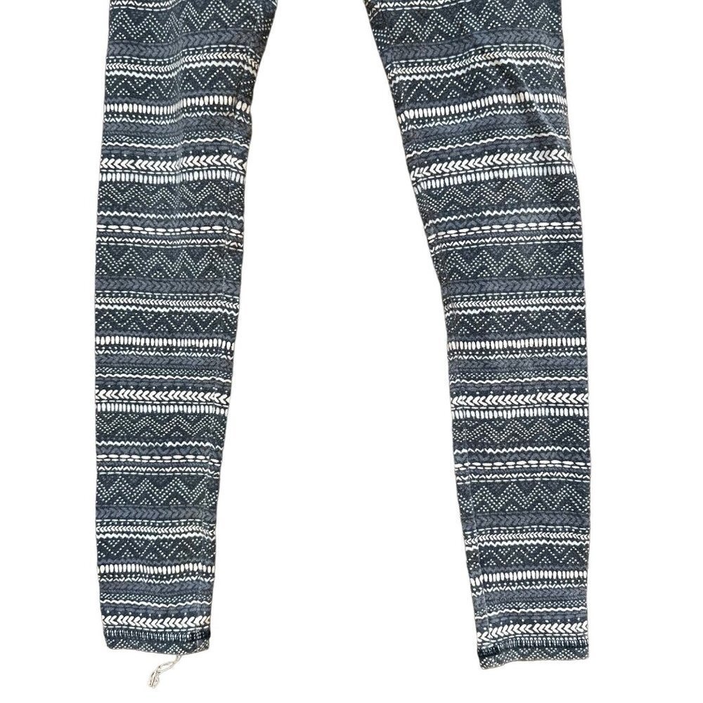 Abercrombie & Fitch Blue Cozy Striped Pajama Lounge Leggings Size XXS - Picture 2 of 6